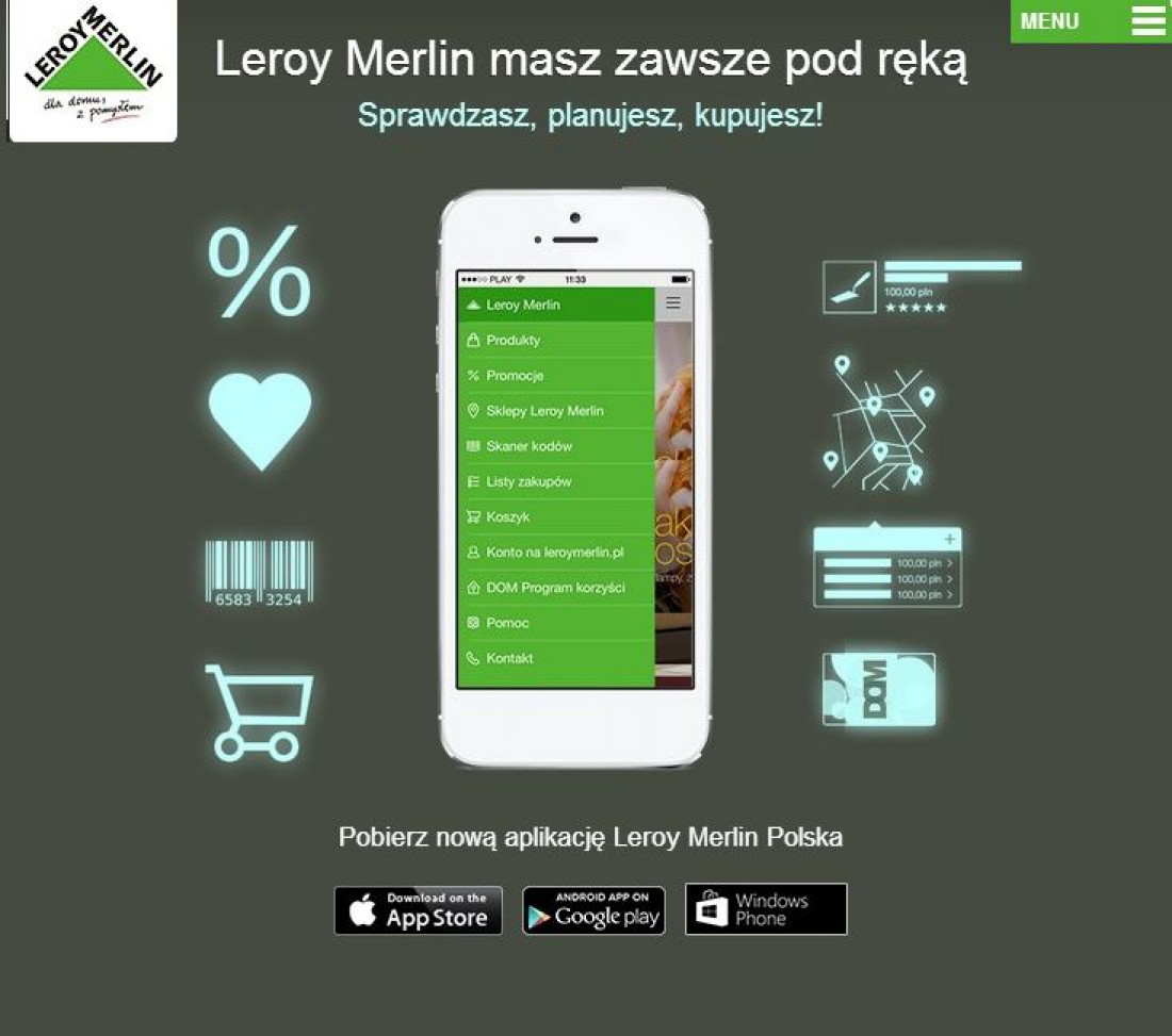 Leroy Merlin: nowa aplikacja na smartfony!