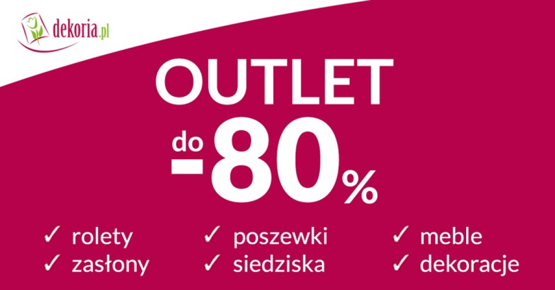 Tekstylia i dodatki - 80% taniej w Dekoria.pl