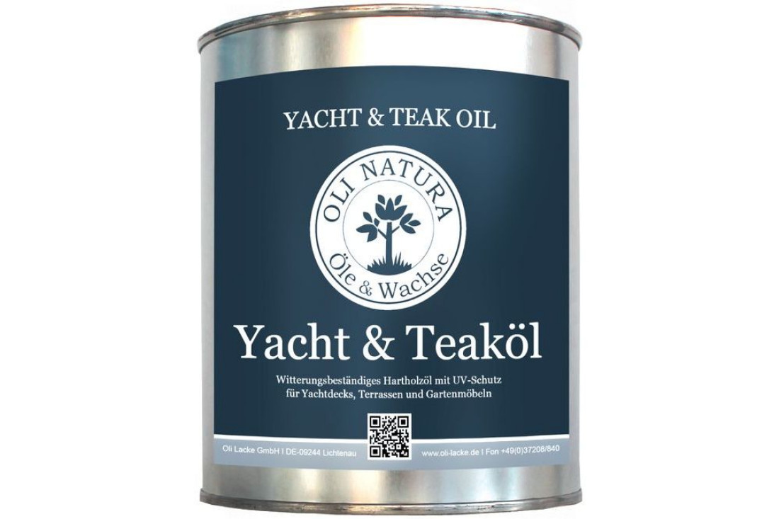 Olej OLI-NATURA Yacht & Teaköl do ochrony tarasu i mebli ogrodowych