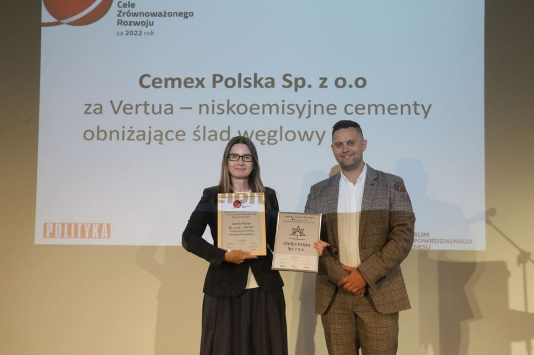Cemex Polska nagrodzony Srebrnym Listkiem CSR 2023