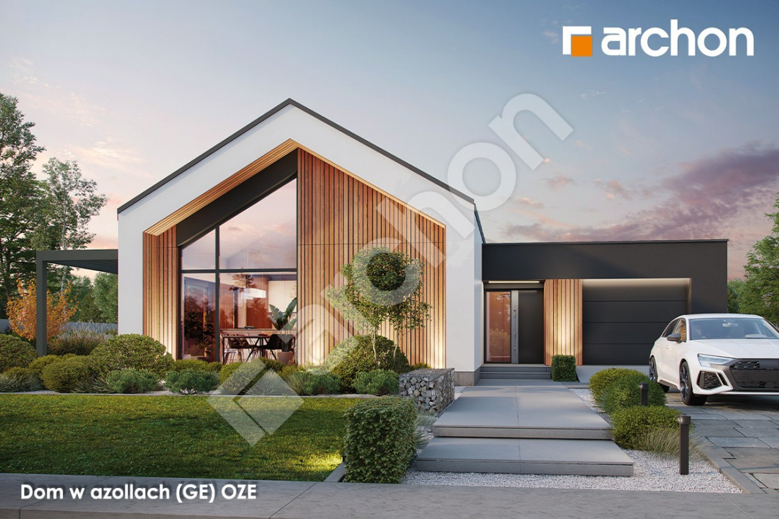 Efektowne domy parterowe z wysokim salonem - zobacz nową kolekcję w ofercie ARCHON+