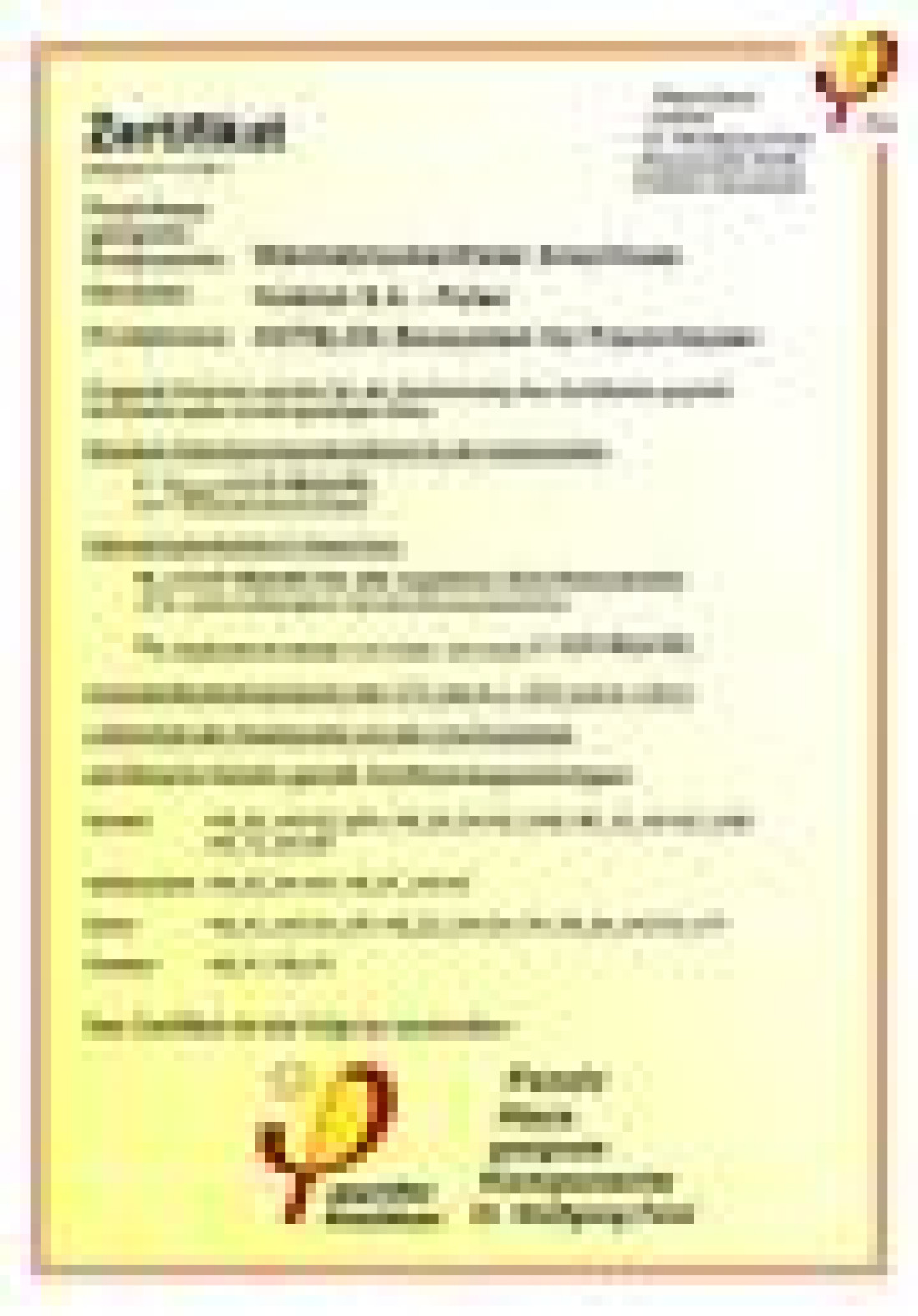Certyfikat PHI Darmstadt dla Systemu HOTBLOK