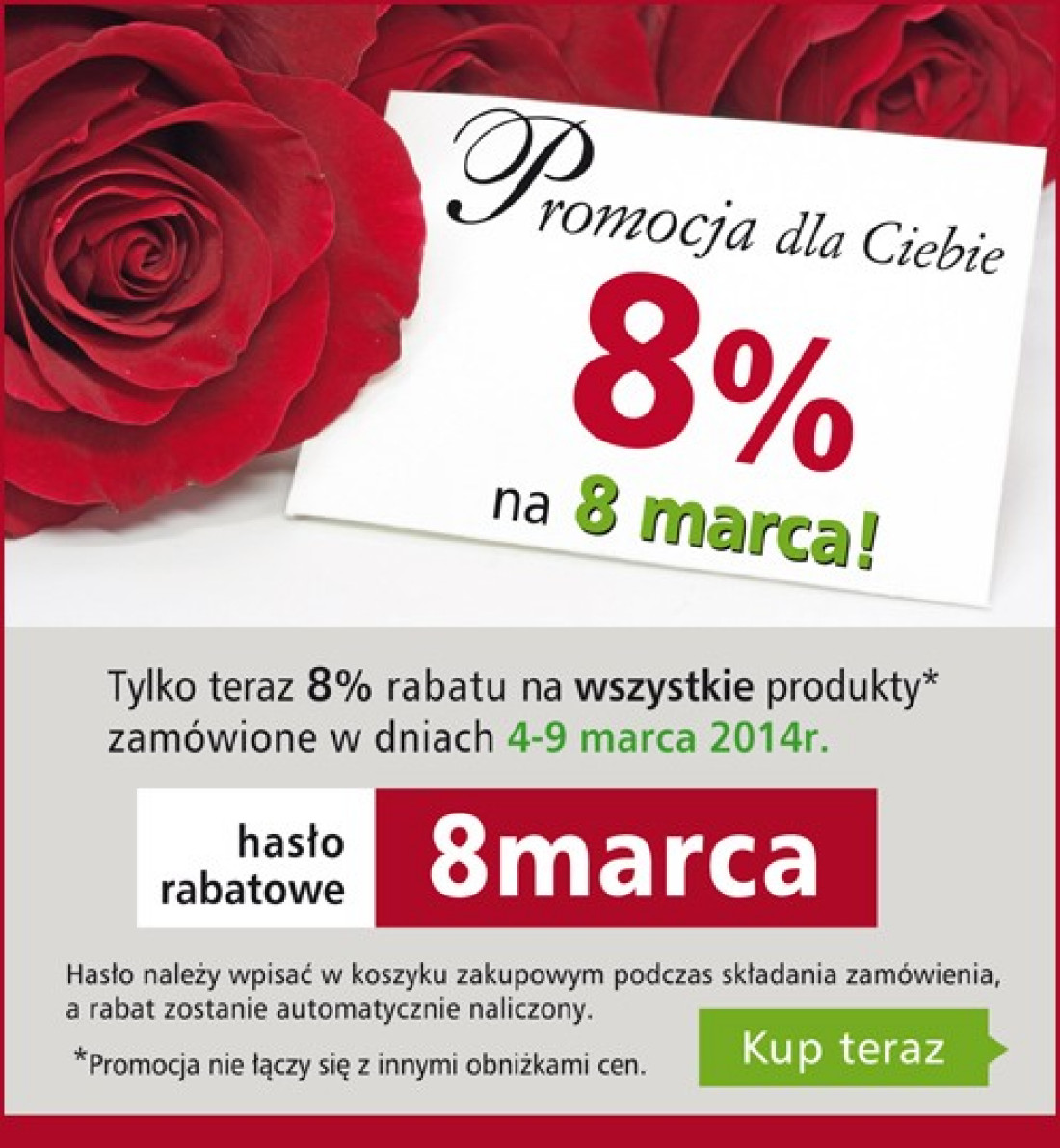 Promocja Dekoria.pl - 8% na 8 marca