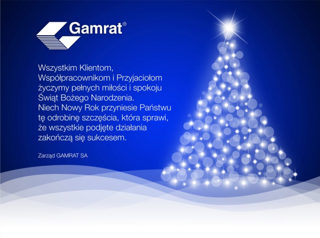 Życzenia Świąteczne od Gamrat