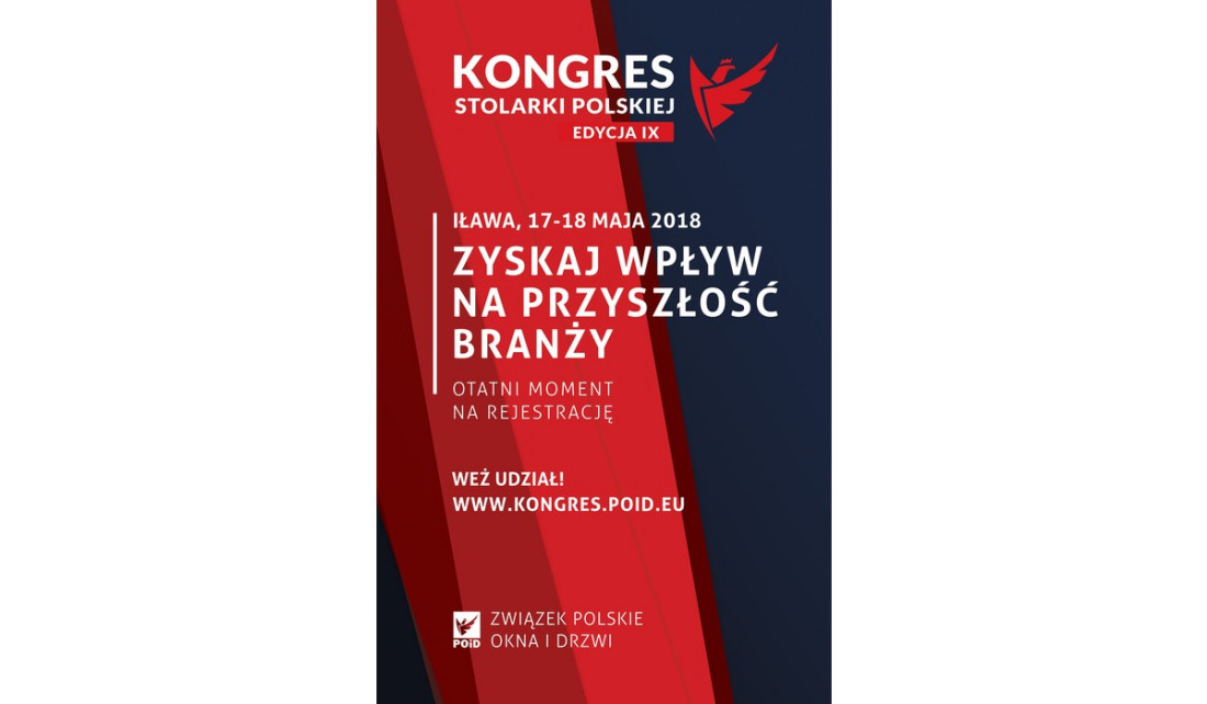 IX Kongres Stolarki Polskiej już w najbliższy czwartek!