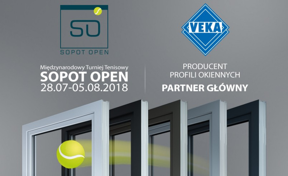 VEKA sponsorem turnieju tenisowego Sopot Open