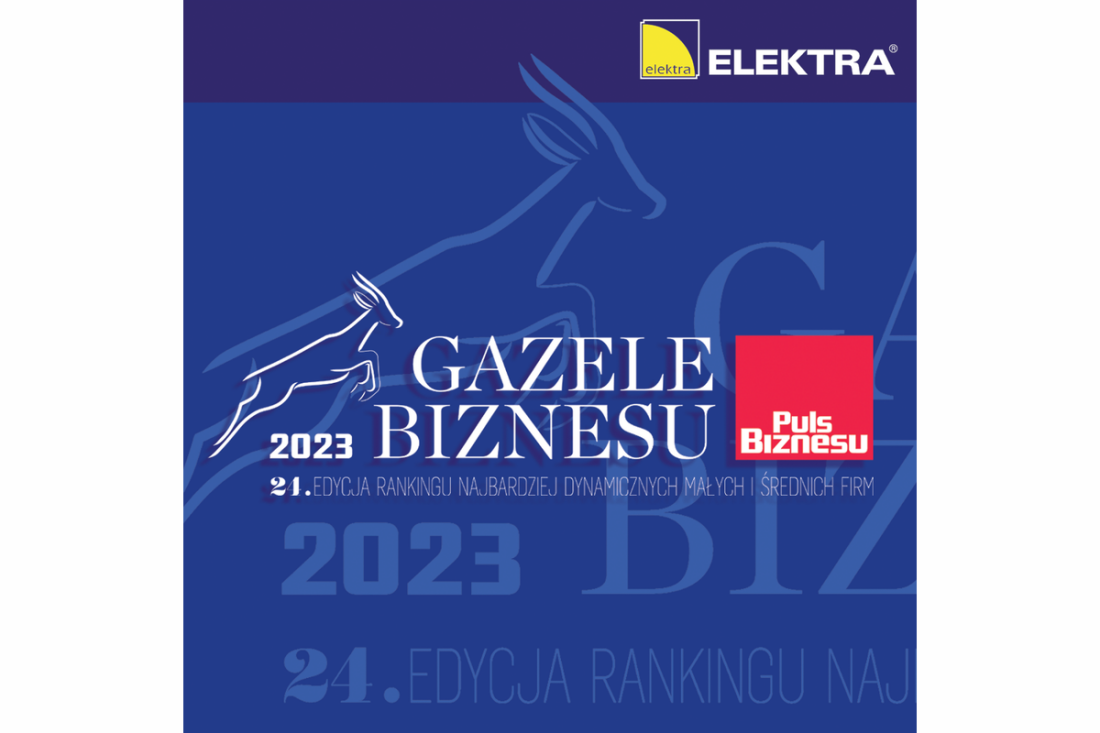 Firma ELEKTRA z nagrodą Gazele Biznesu 2023
