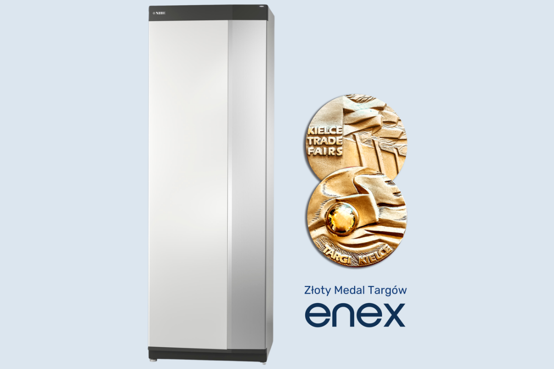 Pompa ciepła NIBE S1256 nagrodzona Złotym Medalem Targów ENEX 2024